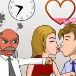 Secret Office Kissing