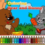 Coloring Bear and Bunny