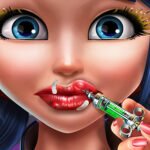 Dotted Girl Lips Injections
