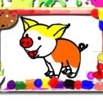 Pigs Coloring Book