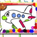 Airplane Coloring Book