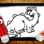 BTS Dinosaur Coloring Book