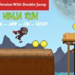 Ninja Run Game with Double Jump
