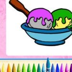 Online Ice Cream Coloring