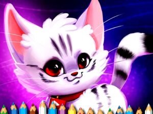Cute Kitty Coloring