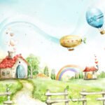 Cartoon Dreaming Scences Slide
