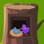 Pink bird recuse