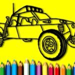 BTS Rally Car Coloring Book
