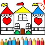 Doll House Coloring Book