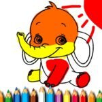 Elephant Coloring Book