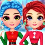 Rainbow Girls Christmas Outfits