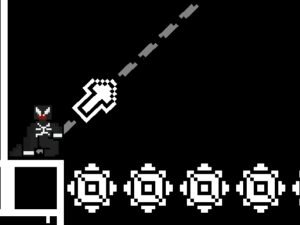 8Bit Black Ropeman