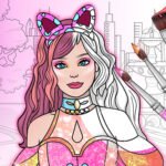 Dress Up Games & Coloring Book